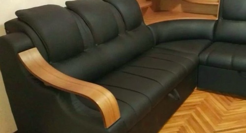 Перетяжка кожаного дивана. Заводоуковск